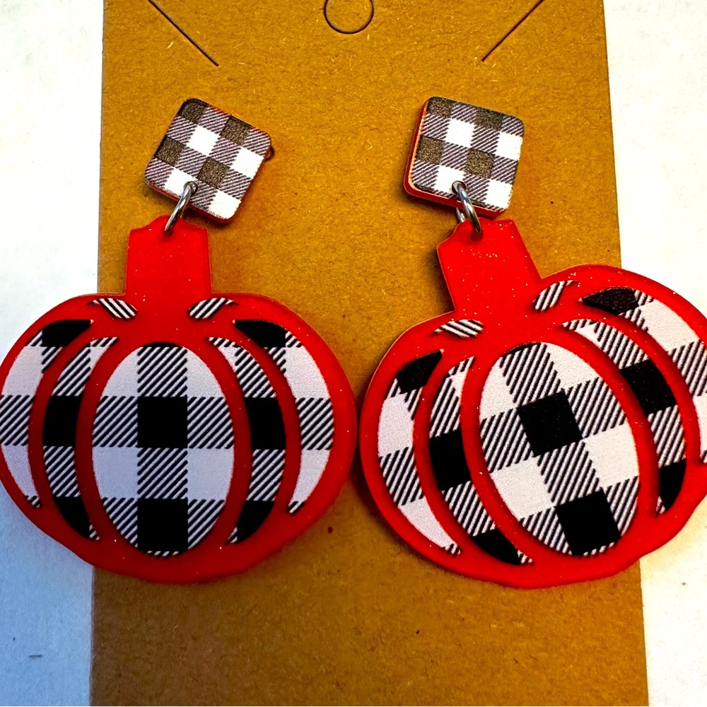 Pumpkin earrings